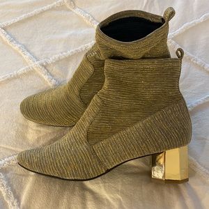 Katy Perry Gold booties size 11. NWOB.  Never worn.